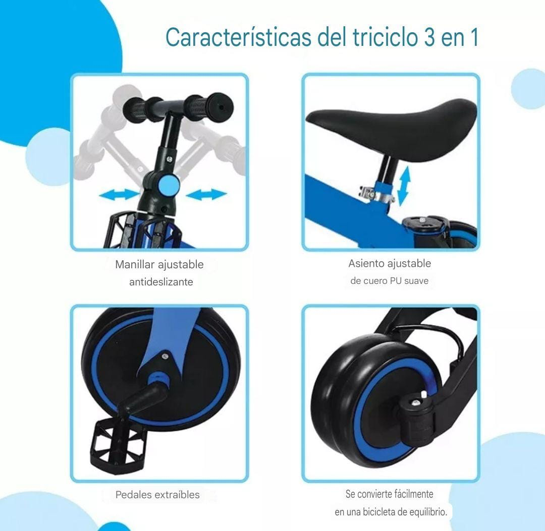 Triciclo 3 en 1